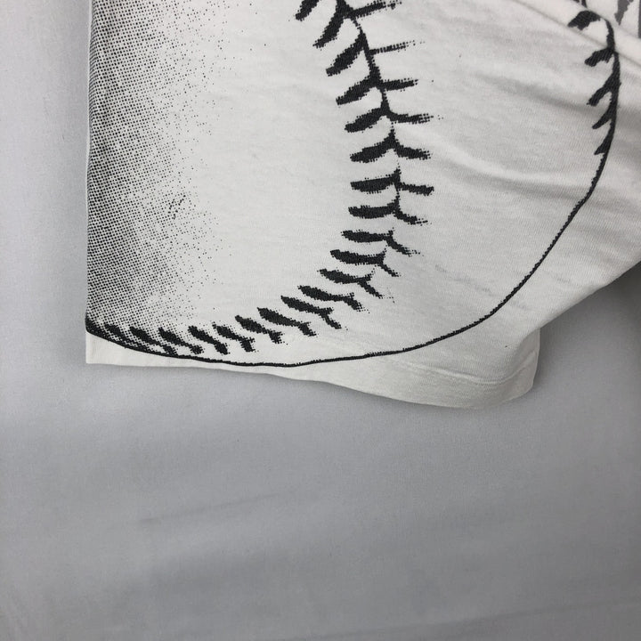 90'S UNISPORT Field of Dreams Overprint Movie T-Shirt, Made in USA, Men's XXL equivalent, Vintage cotton white type Vintage Second Hand