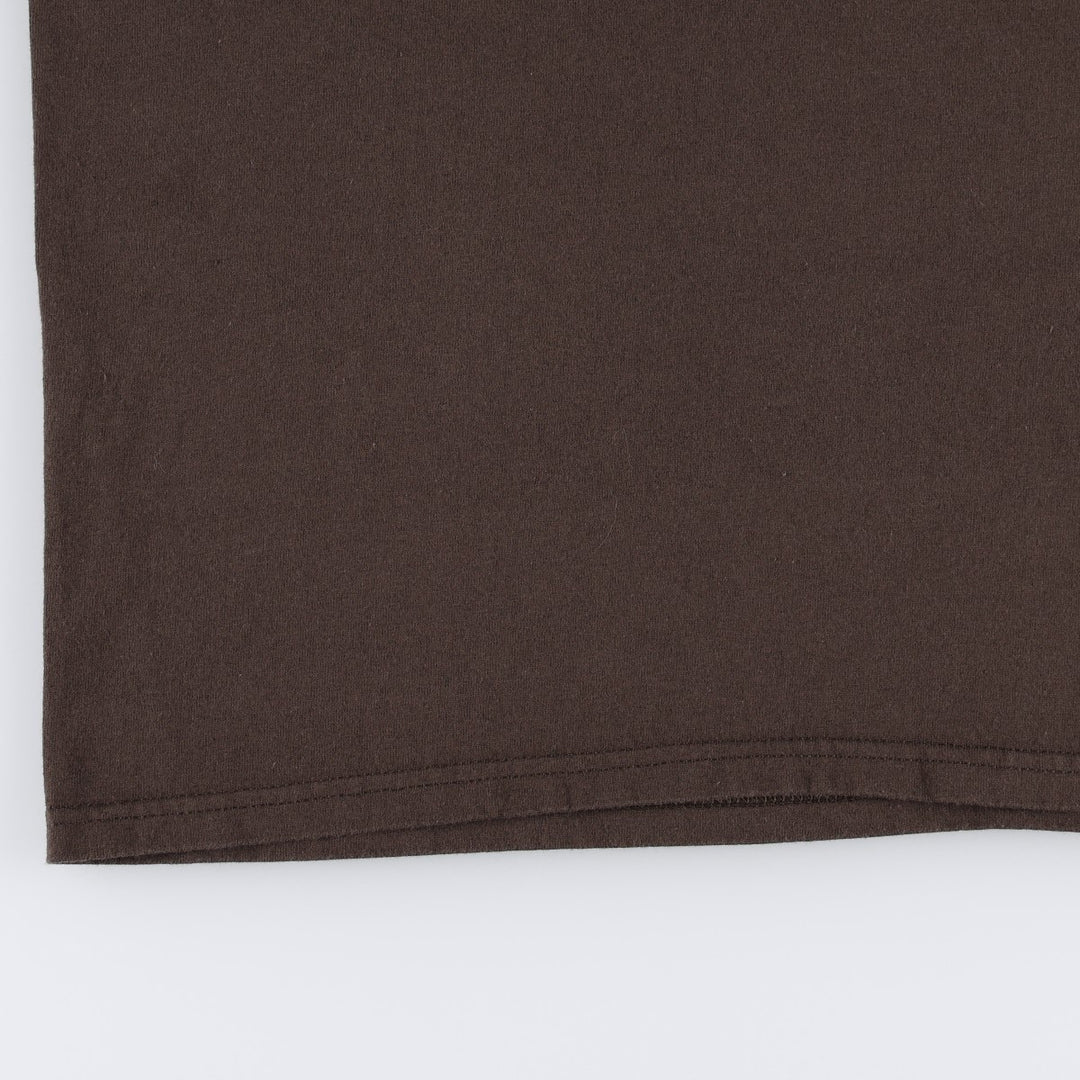 UNIVERSAL STUDIO Shrek 4-D Donkey Character Print T-Shirt (Men's Size L) cotton brown type Vintage Second Hand