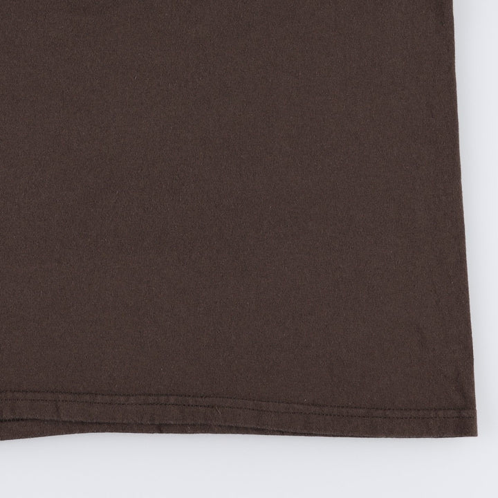 UNIVERSAL STUDIO Shrek 4-D Donkey Character Print T-Shirt (Men's Size L) cotton brown type Vintage Second Hand