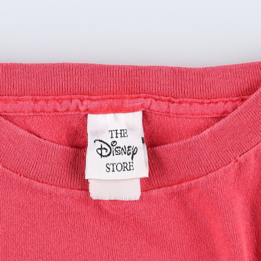 90'S Disney Store Goofy character print T-shirt, Made in USA, Men's XL equivalent, Vintage cotton red type Vintage Second Hand