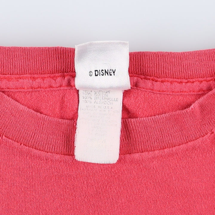90'S Disney Store Goofy character print T-shirt, Made in USA, Men's XL equivalent, Vintage cotton red type Vintage Second Hand