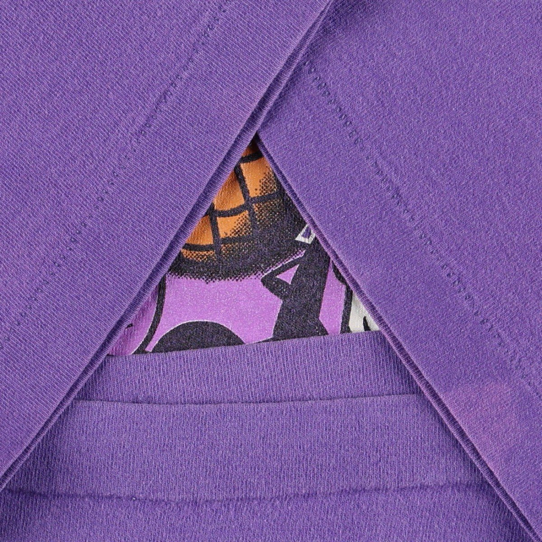 90'S MICKEY UNLIMITED DISNEY Disney Character Print T-Shirt, Made in USA, Men's XL equivalent, Vintage cotton purple type Vintage Second Hand
