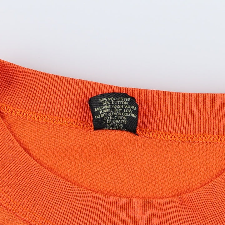 80'S TOP HALF ALF Alf Character Print T-Shirt, Made in USA, Men's Size L (Equivalent), Vintage cotton orange type Vintage Second Hand