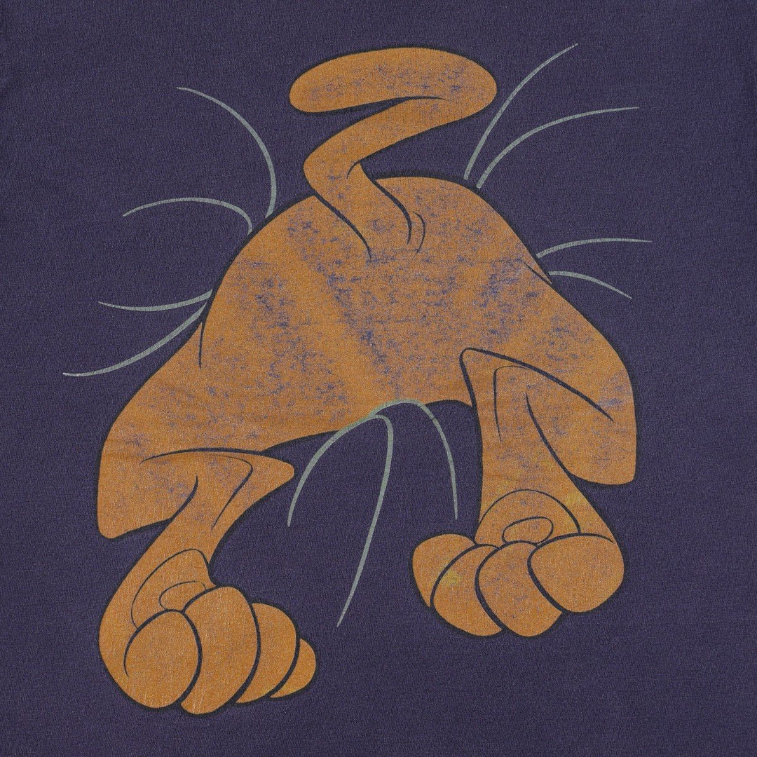 90'S Warner Bros. Scooby-Doo character print T-shirt, Made in USA, Men's size M equivalent, Vintage cotton navy blue type Vintage Second Hand