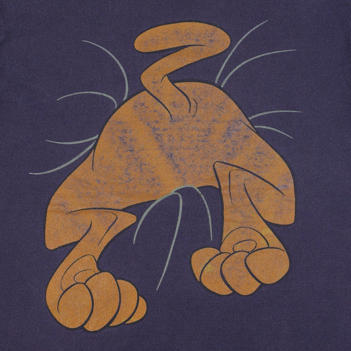 90'S Warner Bros. Scooby-Doo character print T-shirt, Made in USA, Men's size M equivalent, Vintage cotton navy blue type Vintage Second Hand