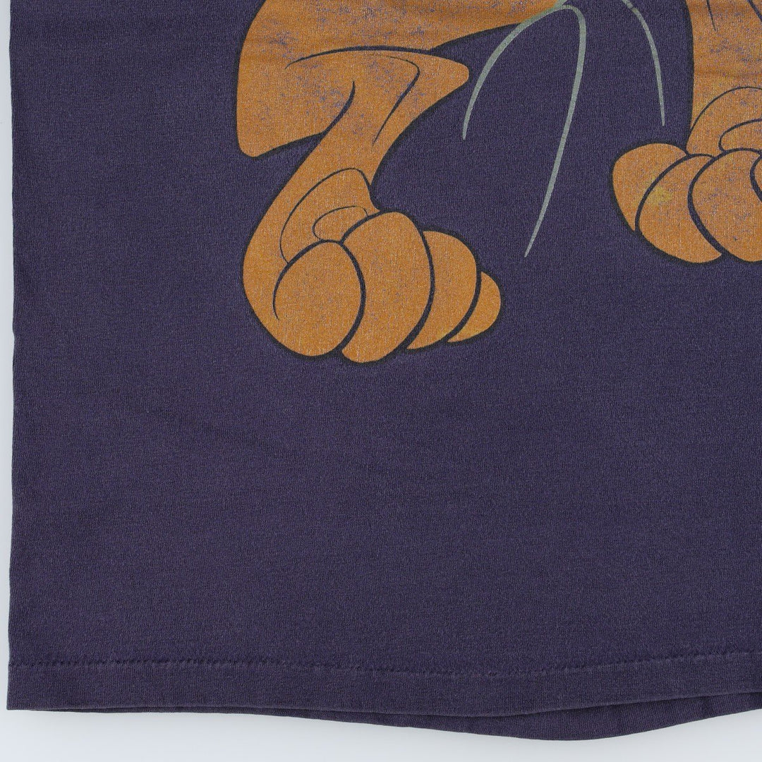 90'S Warner Bros. Scooby-Doo character print T-shirt, Made in USA, Men's size M equivalent, Vintage cotton navy blue type Vintage Second Hand