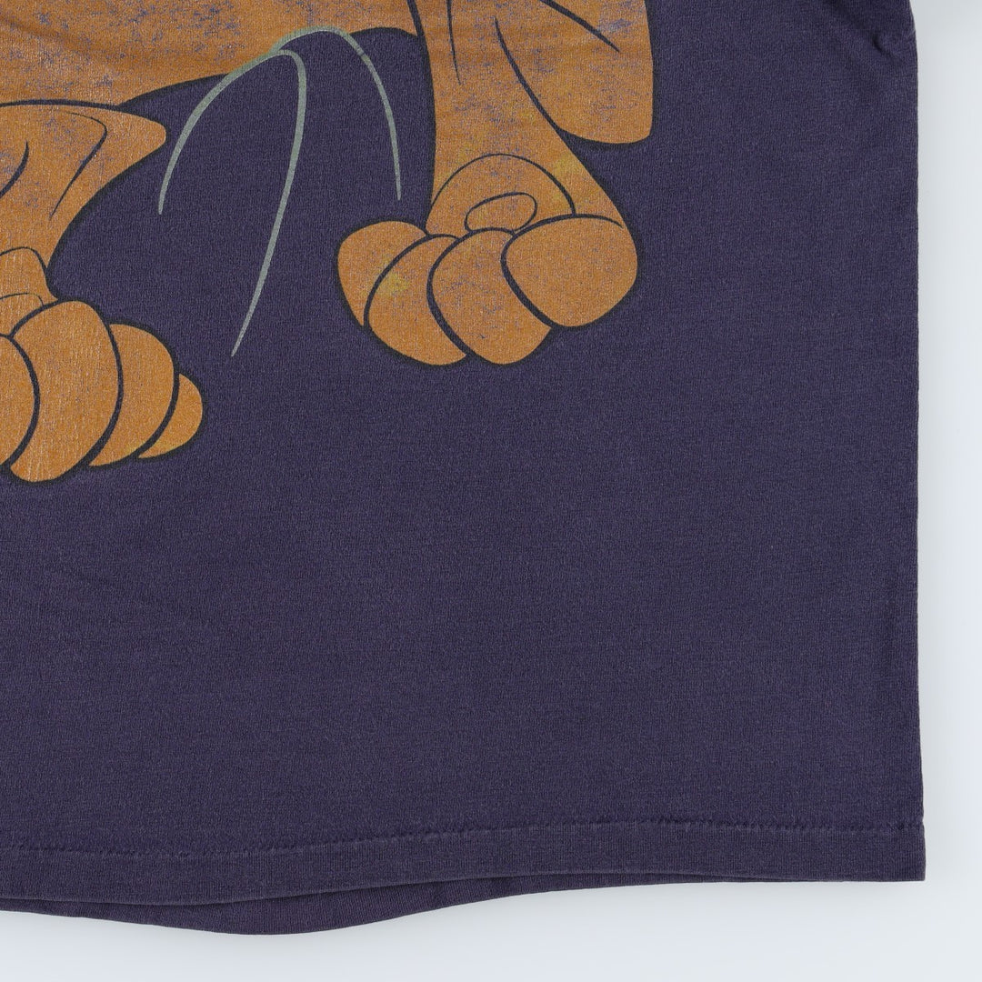90'S Warner Bros. Scooby-Doo character print T-shirt, Made in USA, Men's size M equivalent, Vintage cotton navy blue type Vintage Second Hand