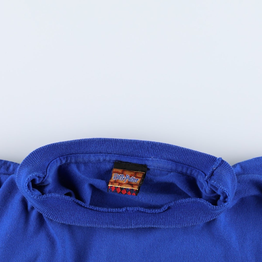 2000'S Harry Potter Movie T-shirt, Men's XL equivalent. unclear blue type Vintage Second Hand