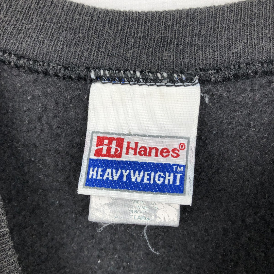 80'S Hanes WWF Snake/Python Pattern Pro Wrestling Print Sweatshirt, Men's Size L (approx.), Vintage unclear black type Vintage Second Hand