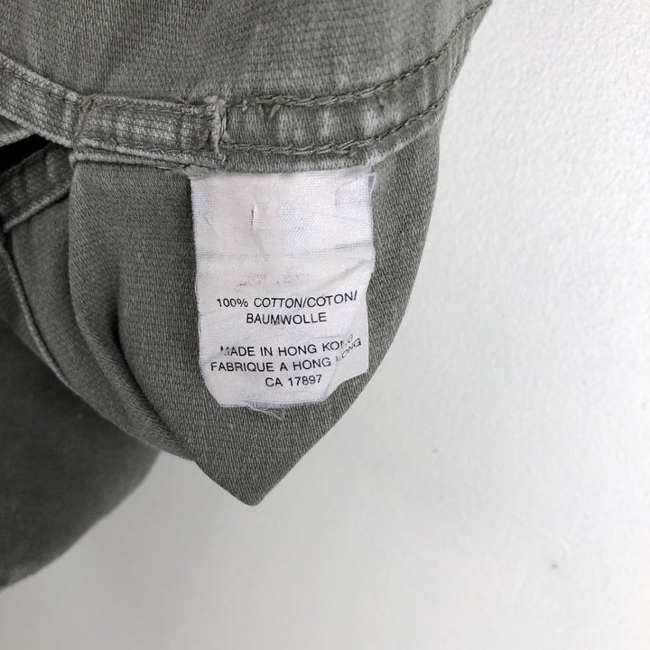 2000'S GAP long-sleeved cotton shirt, men's size M cotton Khaki type Vintage Second Hand