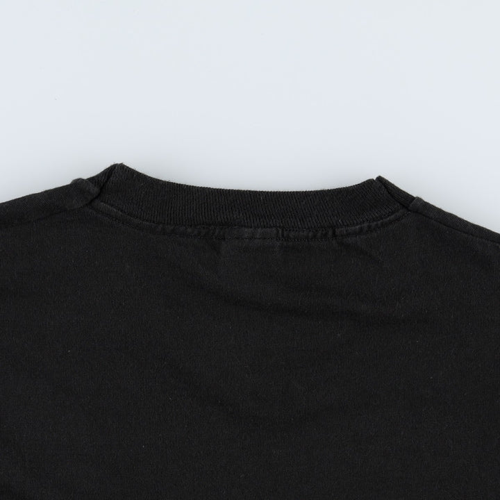 90'S Fruit of the Loom Message Print T-Shirt Made in USA Men's XL Vintage cotton black type Vintage Second Hand