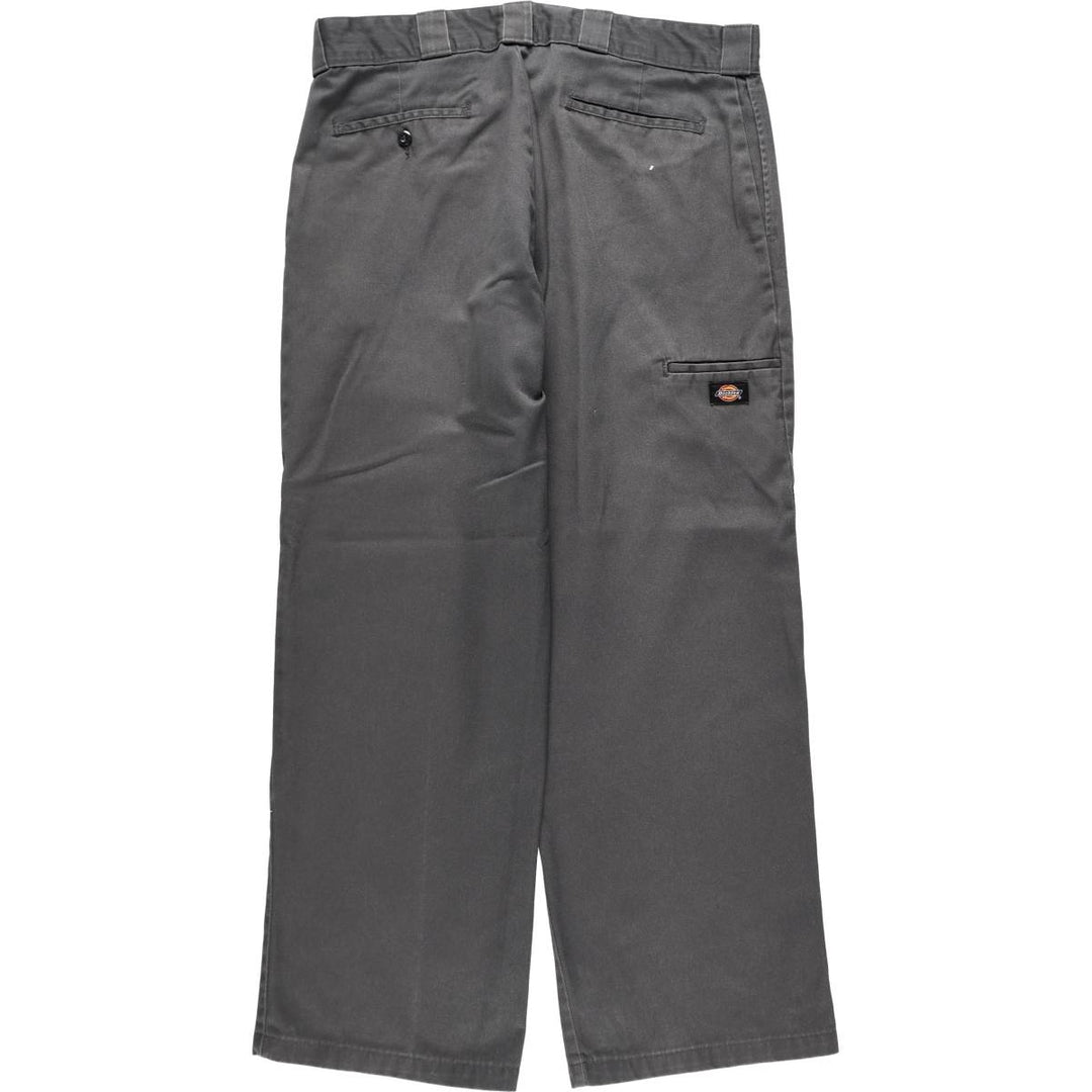 Dickies Loose Fit Double Knee Work Pants Men's W36 unclear Charcoal Vintage Second Hand