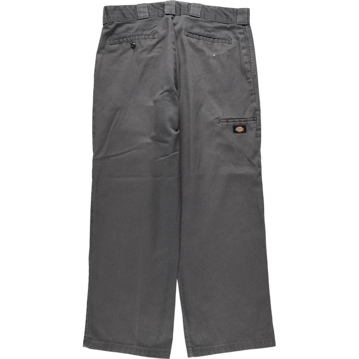 Dickies Loose Fit Double Knee Work Pants Men's W36 unclear Charcoal Vintage Second Hand