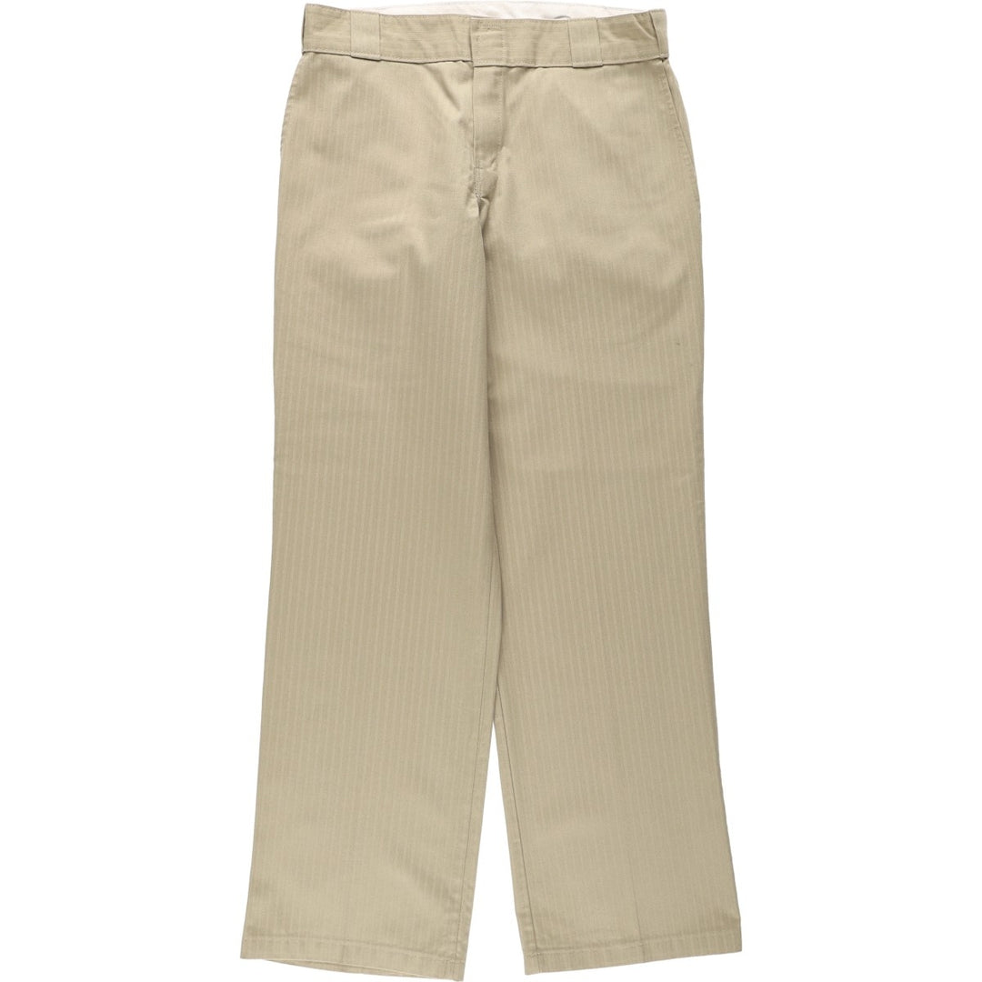 Dickies Work Pants Men's W31 equivalent polyester Beige type Vintage Second Hand