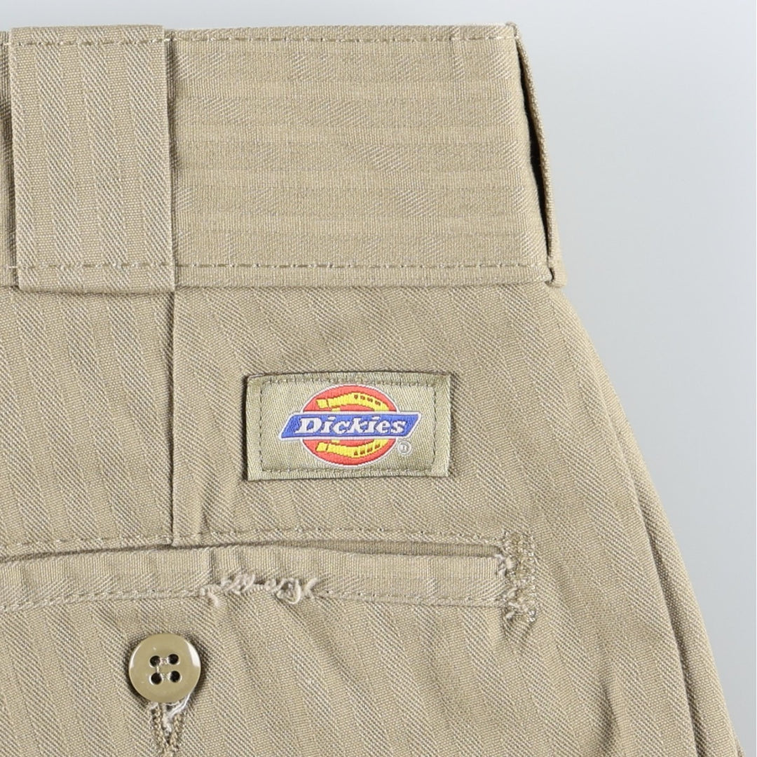 Dickies Work Pants Men's W31 equivalent polyester Beige type Vintage Second Hand