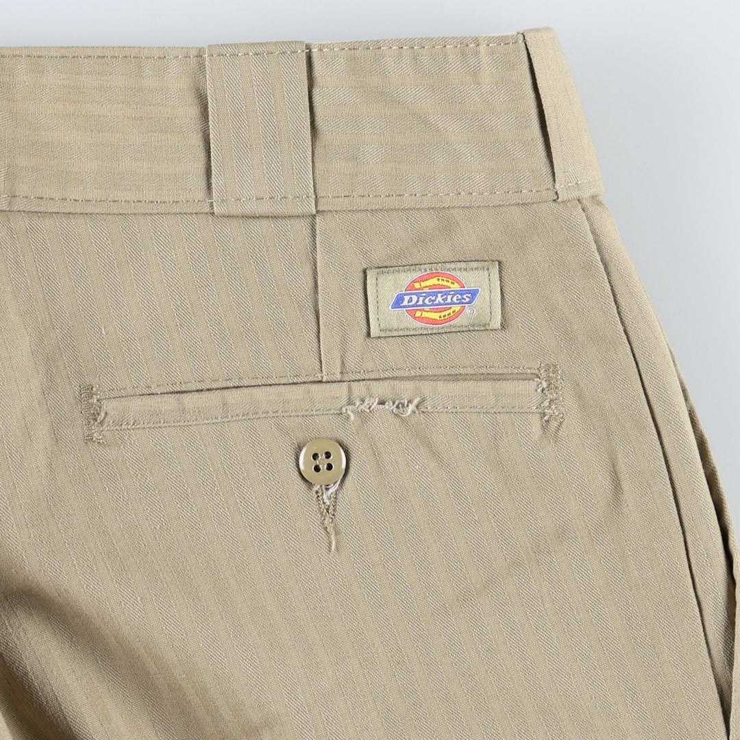 Dickies Work Pants Men's W31 equivalent polyester Beige type Vintage Second Hand