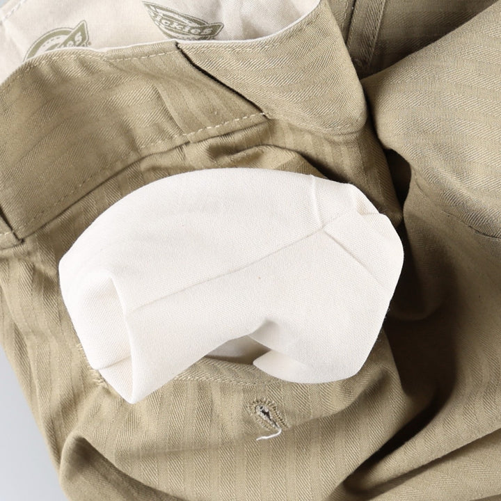 Dickies Work Pants Men's W31 equivalent polyester Beige type Vintage Second Hand