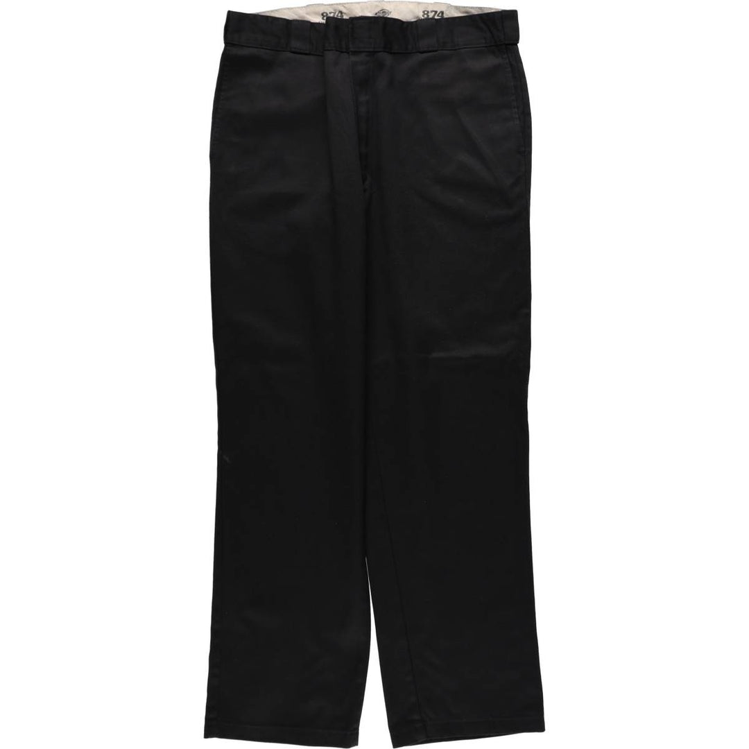 Dickies 874 Original Fit Work Pants, Men's, Size W38 polyester black type Vintage Second Hand