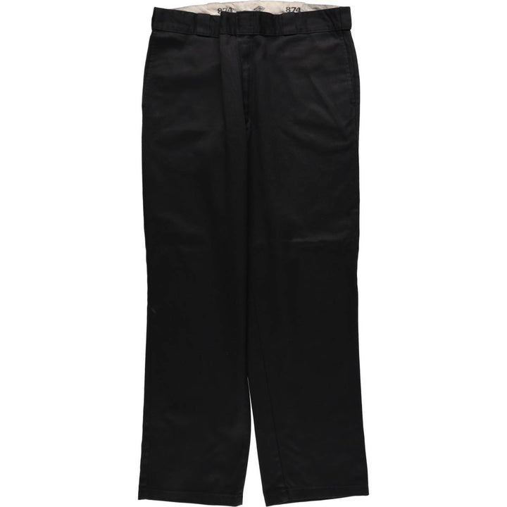 Dickies 874 Original Fit Work Pants, Men's, Size W38 polyester black type Vintage Second Hand