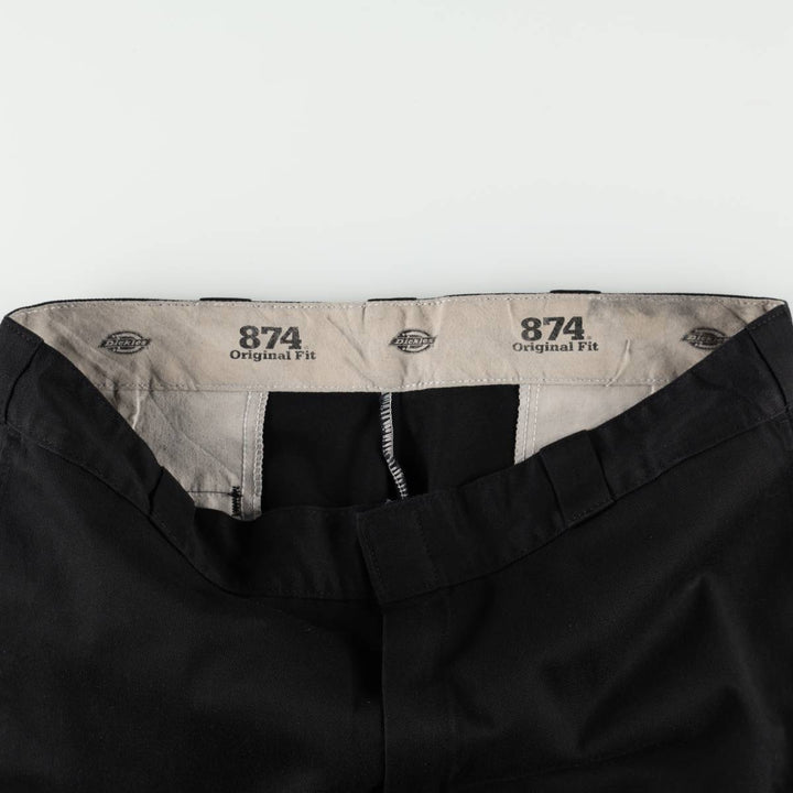 Dickies 874 Original Fit Work Pants, Men's, Size W38 polyester black type Vintage Second Hand
