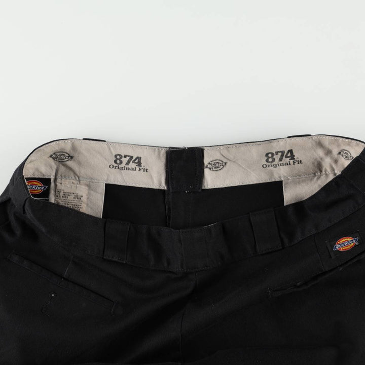 Dickies 874 Original Fit Work Pants, Men's, Size W38 polyester black type Vintage Second Hand