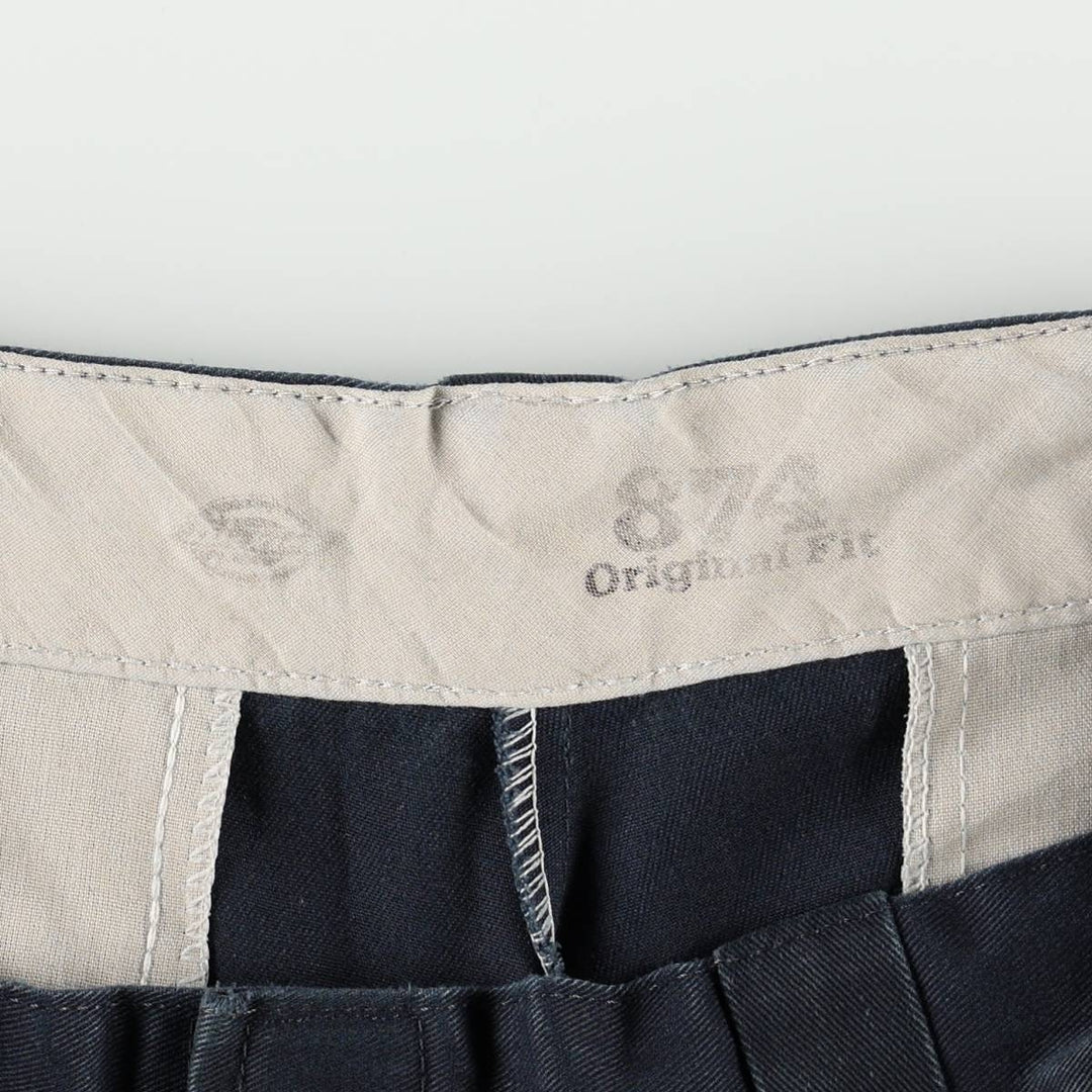 Dickies 874 Original Fit Work Pants, Men's, Size W34 unclear navy blue type Vintage Second Hand