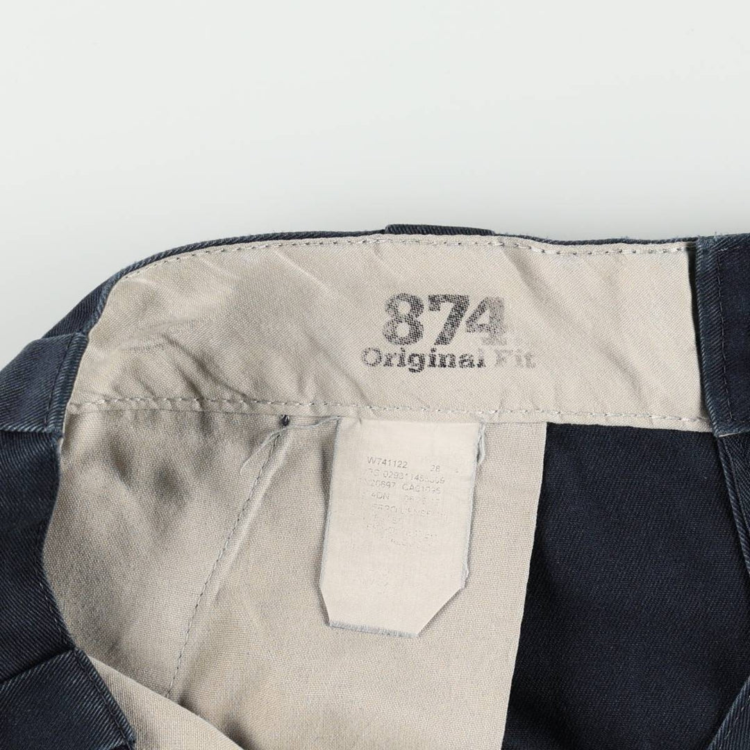 Dickies 874 Original Fit Work Pants, Men's, Size W34 unclear navy blue type Vintage Second Hand
