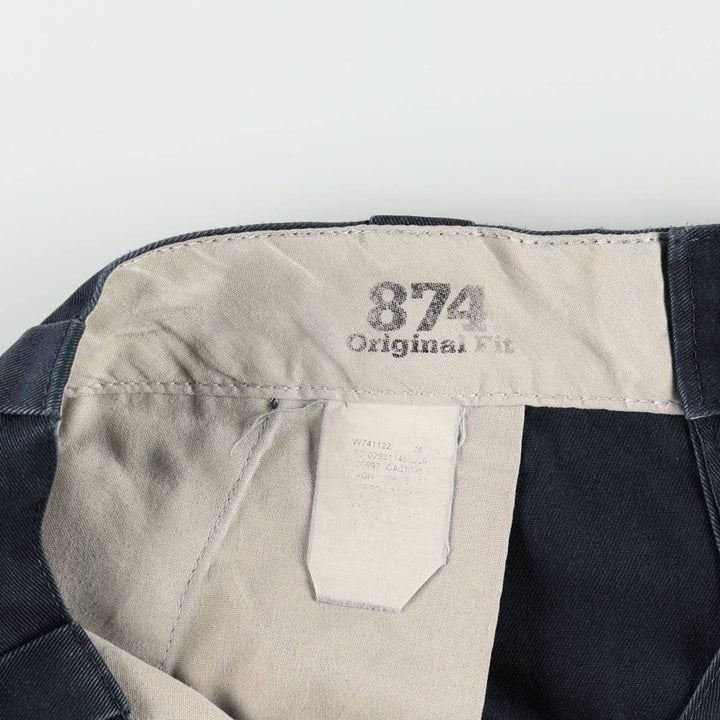 Dickies 874 Original Fit Work Pants, Men's, Size W34 unclear navy blue type Vintage Second Hand