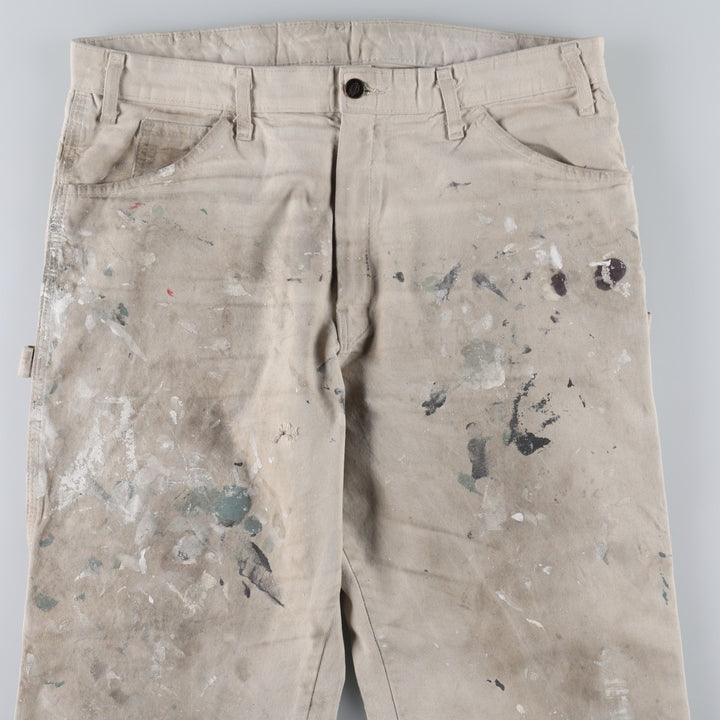 Dickies Paint Painter Pants, Men's W36 (approx.) unclear Beige type Vintage Second Hand