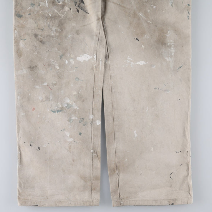 Dickies Paint Painter Pants, Men's W36 (approx.) unclear Beige type Vintage Second Hand