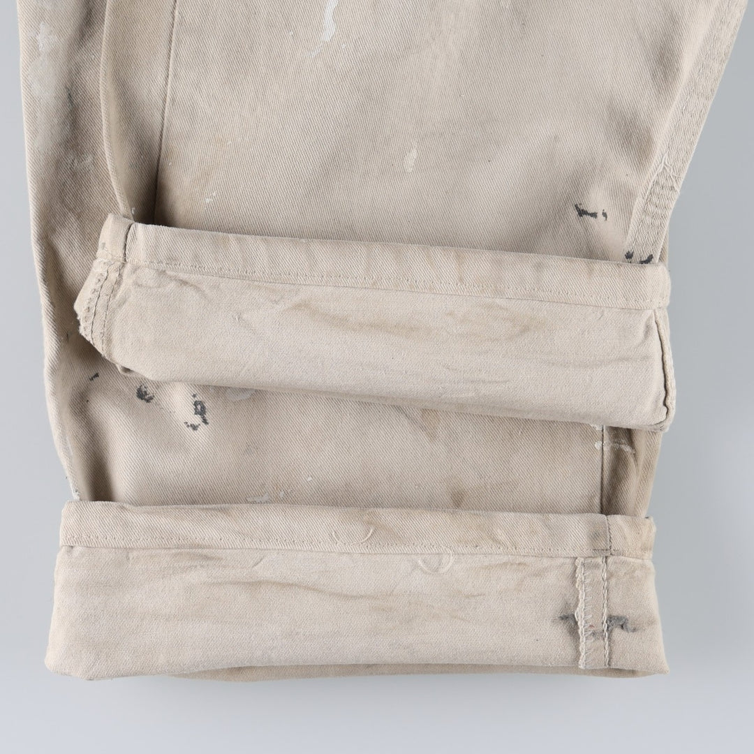 Dickies Paint Painter Pants, Men's W36 (approx.) unclear Beige type Vintage Second Hand