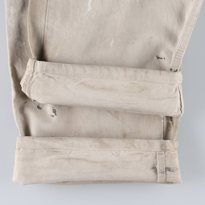 Dickies Paint Painter Pants, Men's W36 (approx.) unclear Beige type Vintage Second Hand