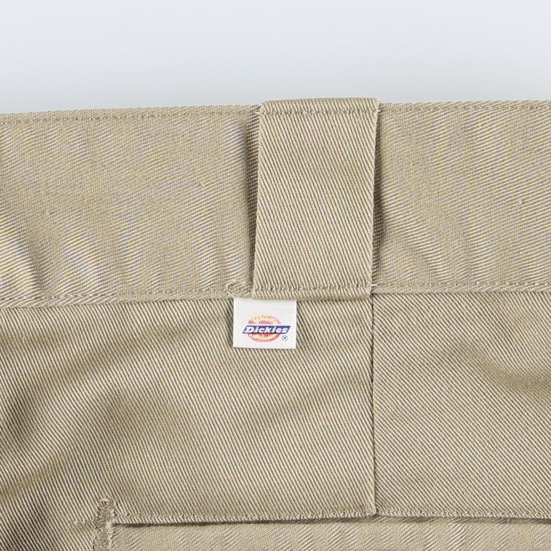 1980'S Dickies Work Pants, Made in USA, Men's Size W34 (approx.), Vintage polyester Beige type Vintage Second Hand
