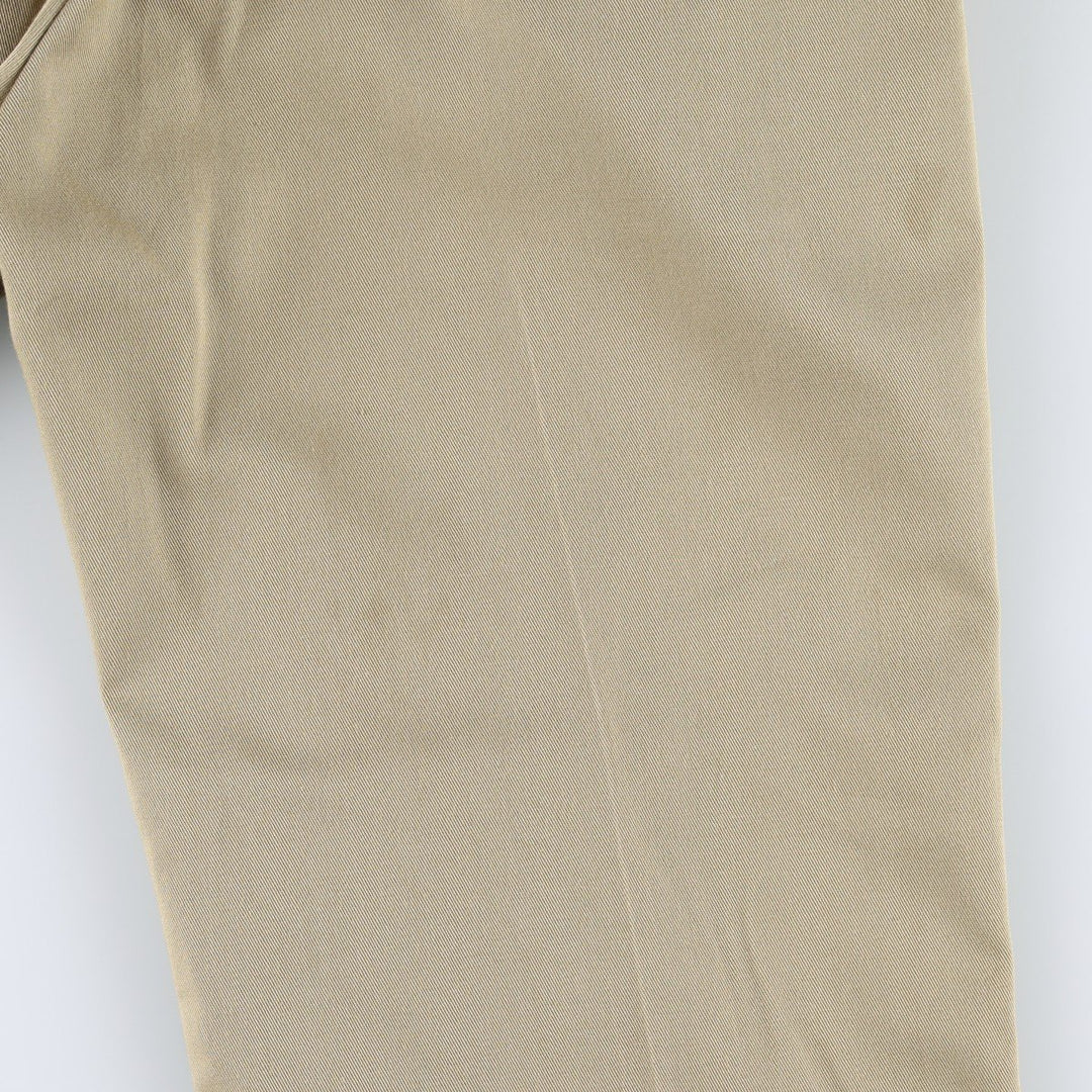 1980'S Dickies Work Pants, Made in USA, Men's Size W34 (approx.), Vintage polyester Beige type Vintage Second Hand