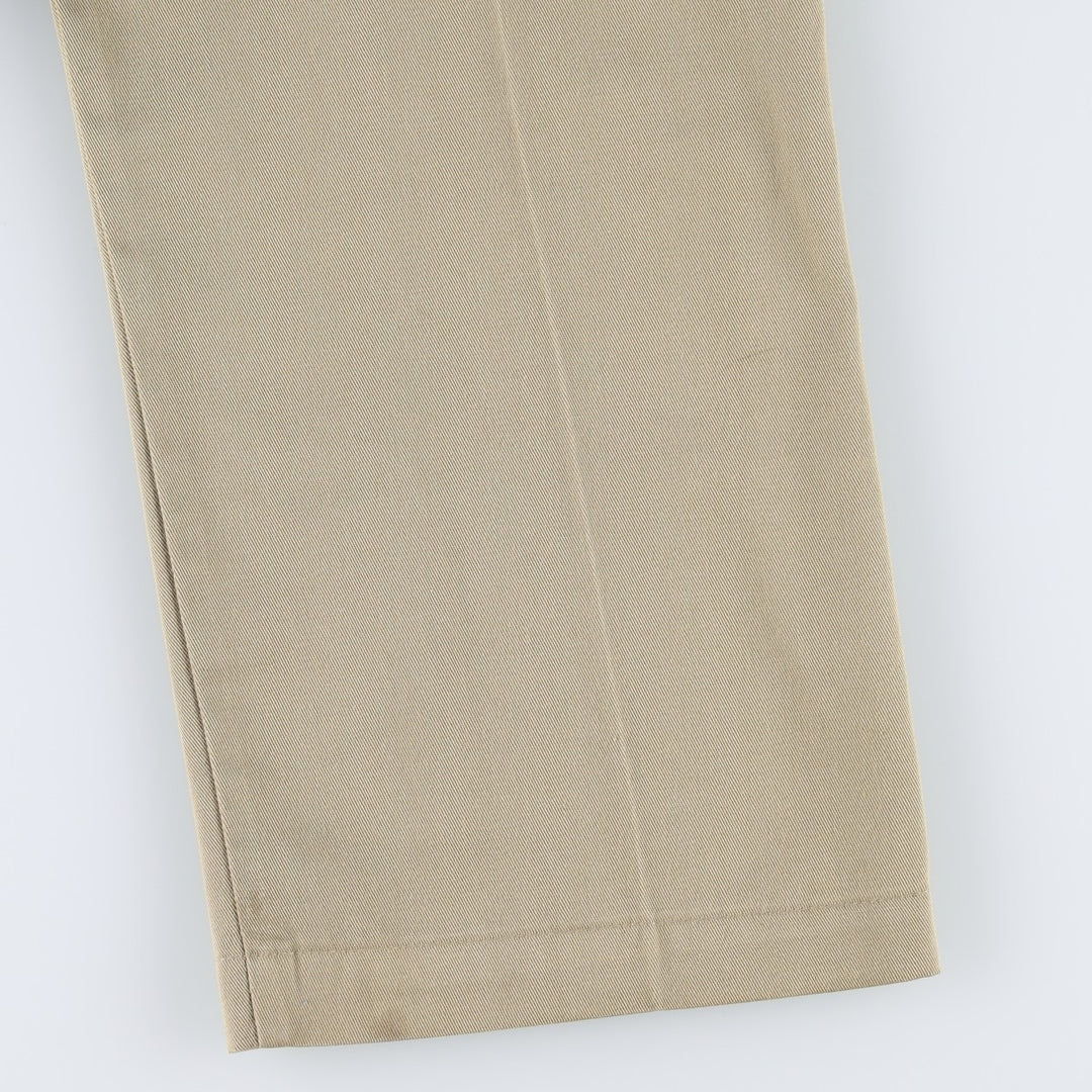 1980'S Dickies Work Pants, Made in USA, Men's Size W34 (approx.), Vintage polyester Beige type Vintage Second Hand