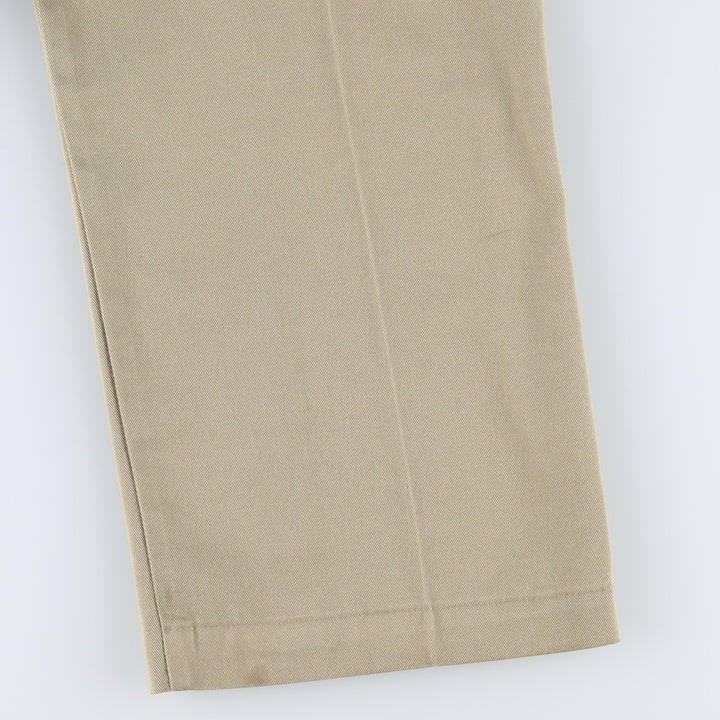 1980'S Dickies Work Pants, Made in USA, Men's Size W34 (approx.), Vintage polyester Beige type Vintage Second Hand
