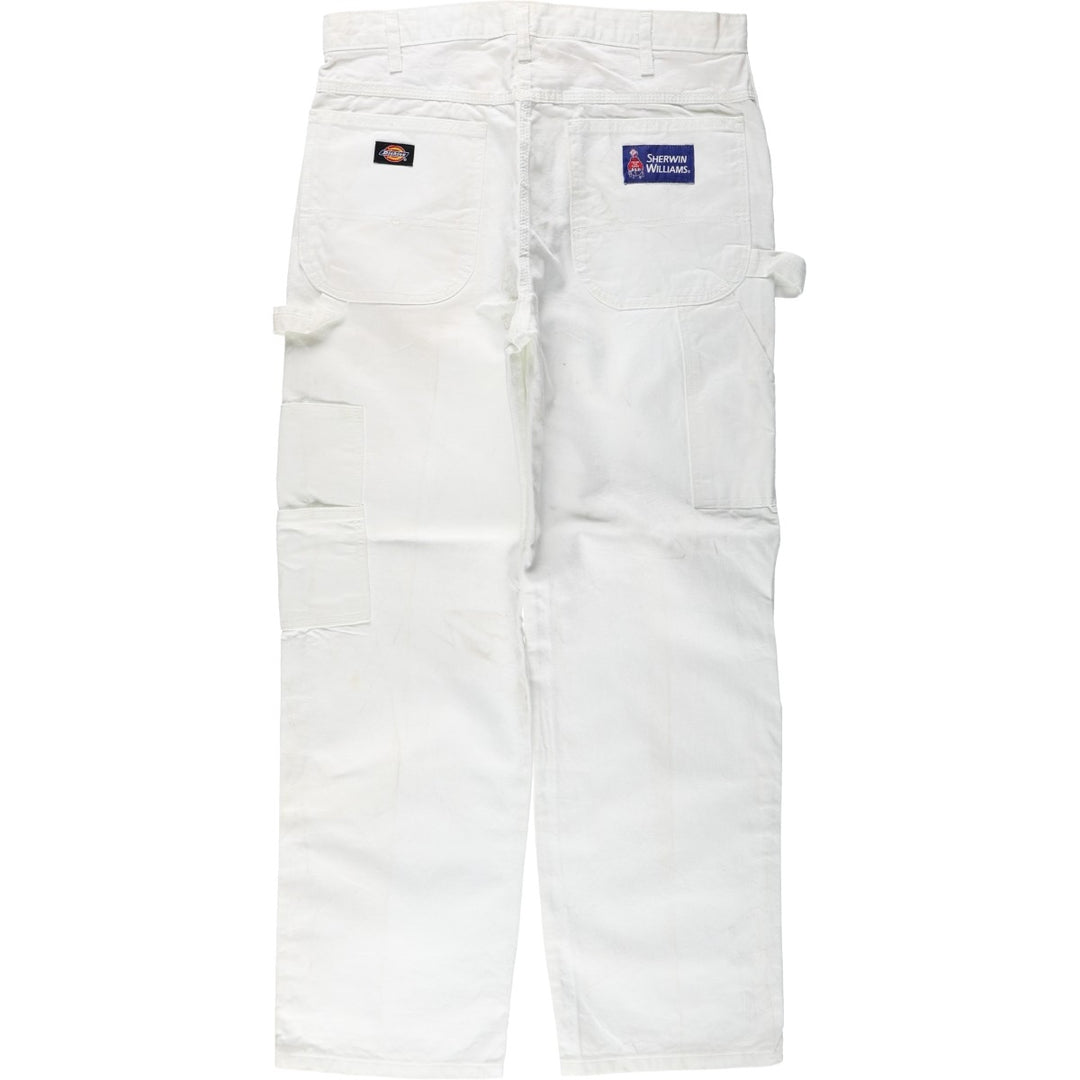 Dickies SHERWIN WILLIAMS Sherwin Williams Painter Pants Men's W34 equivalent cotton white type Vintage Second Hand