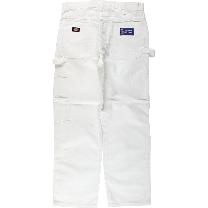 Dickies SHERWIN WILLIAMS Sherwin Williams Painter Pants Men's W34 equivalent cotton white type Vintage Second Hand