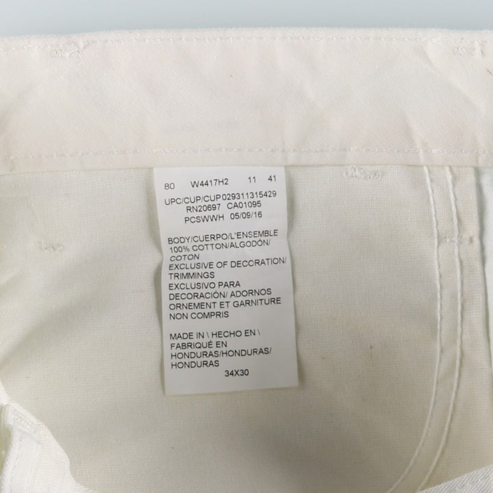 Dickies SHERWIN WILLIAMS Sherwin Williams Painter Pants Men's W34 equivalent cotton white type Vintage Second Hand