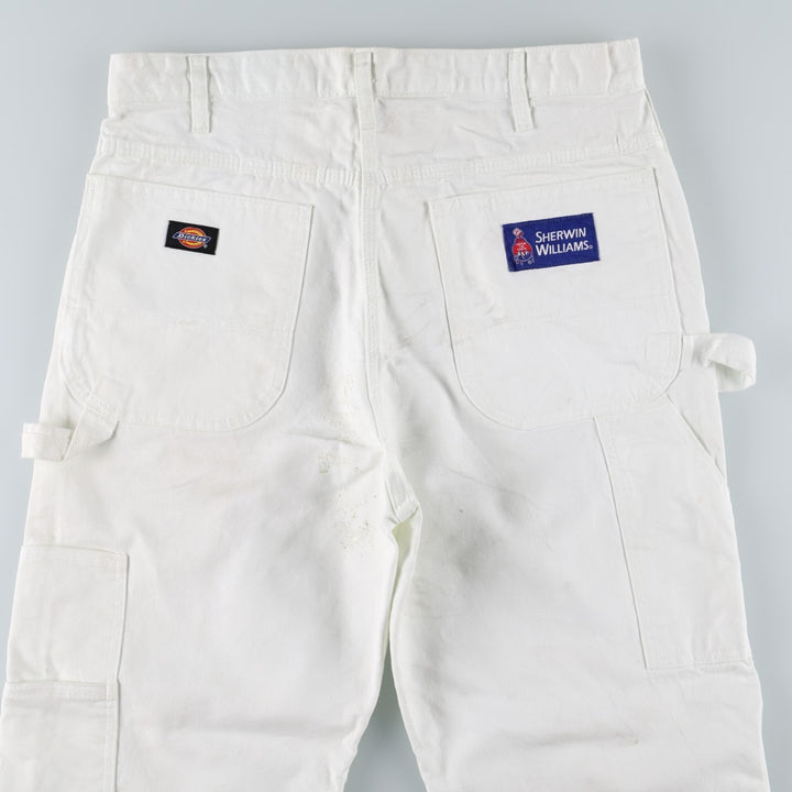 Dickies SHERWIN WILLIAMS Sherwin Williams Painter Pants Men's W34 equivalent cotton white type Vintage Second Hand
