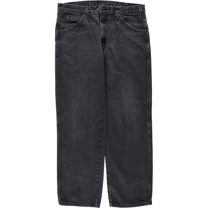 Dickies Black Denim Tapered Jeans, Men's Size W34 (approx.) cotton black type Vintage Second Hand