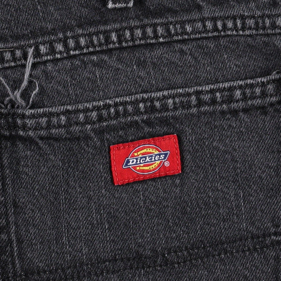 Dickies Black Denim Tapered Jeans, Men's Size W34 (approx.) cotton black type Vintage Second Hand