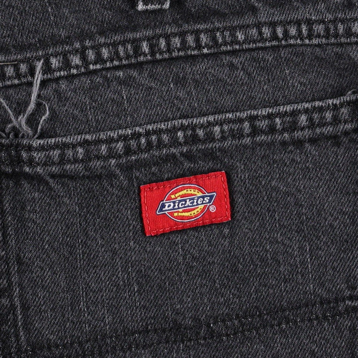 Dickies Black Denim Tapered Jeans, Men's Size W34 (approx.) cotton black type Vintage Second Hand