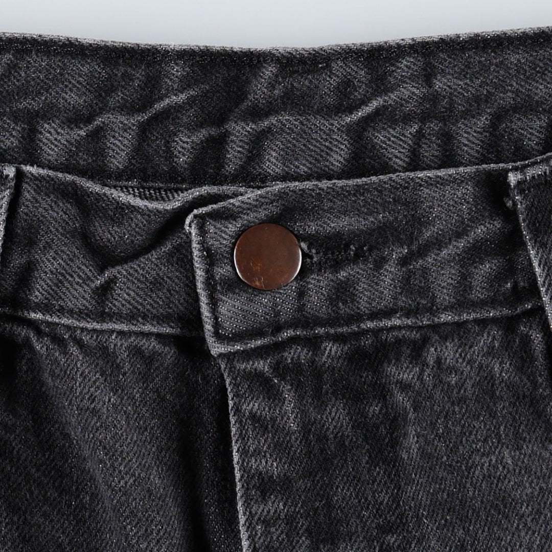 Dickies Black Denim Tapered Jeans, Men's Size W34 (approx.) cotton black type Vintage Second Hand