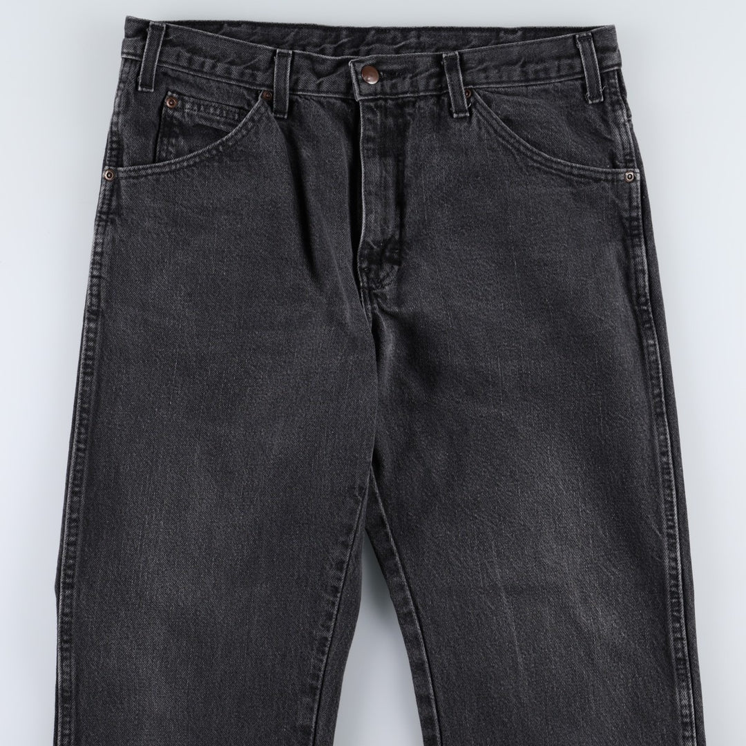 Dickies Black Denim Tapered Jeans, Men's Size W34 (approx.) cotton black type Vintage Second Hand