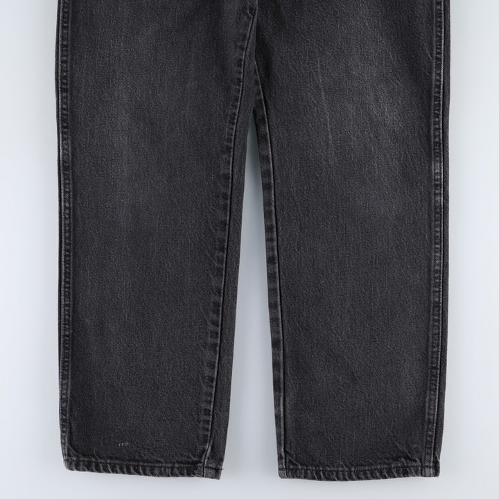 Dickies Black Denim Tapered Jeans, Men's Size W34 (approx.) cotton black type Vintage Second Hand