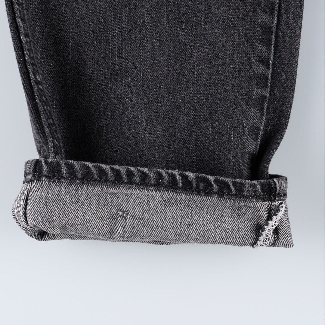 Dickies Black Denim Tapered Jeans, Men's Size W34 (approx.) cotton black type Vintage Second Hand