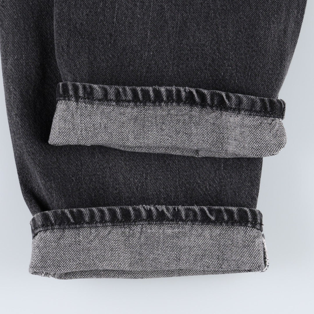 Dickies Black Denim Tapered Jeans, Men's Size W34 (approx.) cotton black type Vintage Second Hand