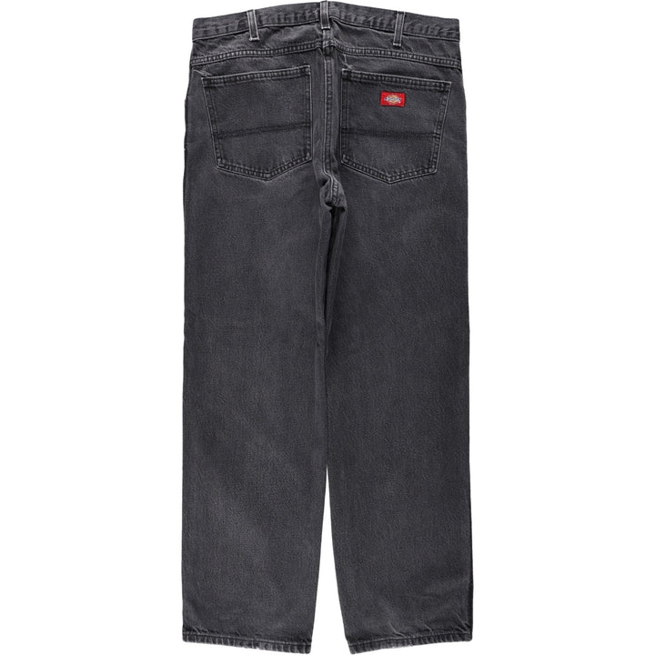 Dickies Black Denim Tapered Jeans, Men's Size W34 (approx.) unclear black type Vintage Second Hand