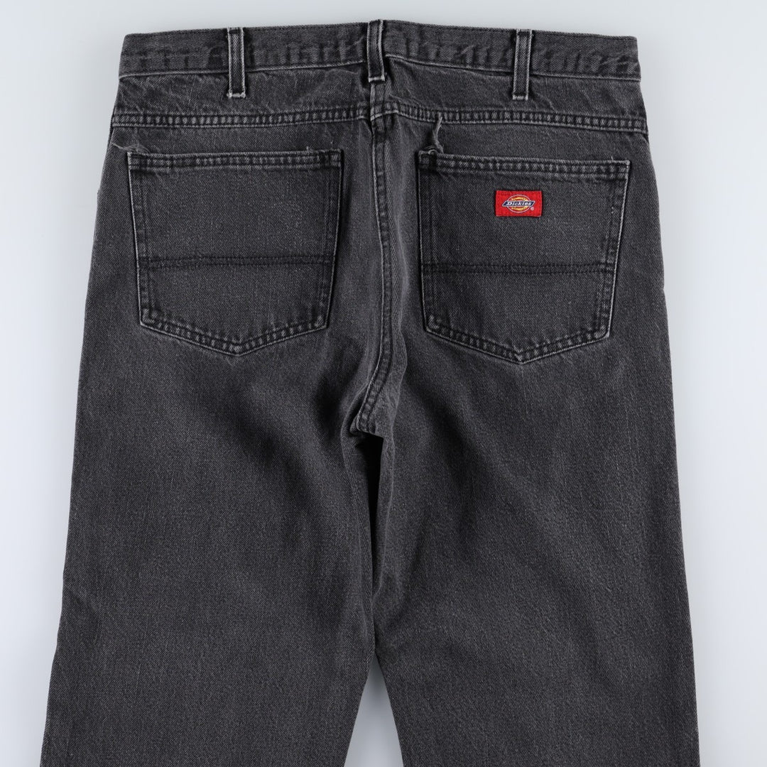 Dickies Black Denim Tapered Jeans, Men's Size W34 (approx.) unclear black type Vintage Second Hand